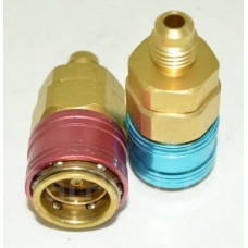 Муфта быстросъемная HONGSEN HS-MH-1234 с блокировкой, с адаптером M12*1,5-1/4SAE (R1234yf) Муфта быстросъемная HONGSEN HS-MH-1234 с блокировкой, с адаптером M12*1,5-1/4SAE (R1234yf)